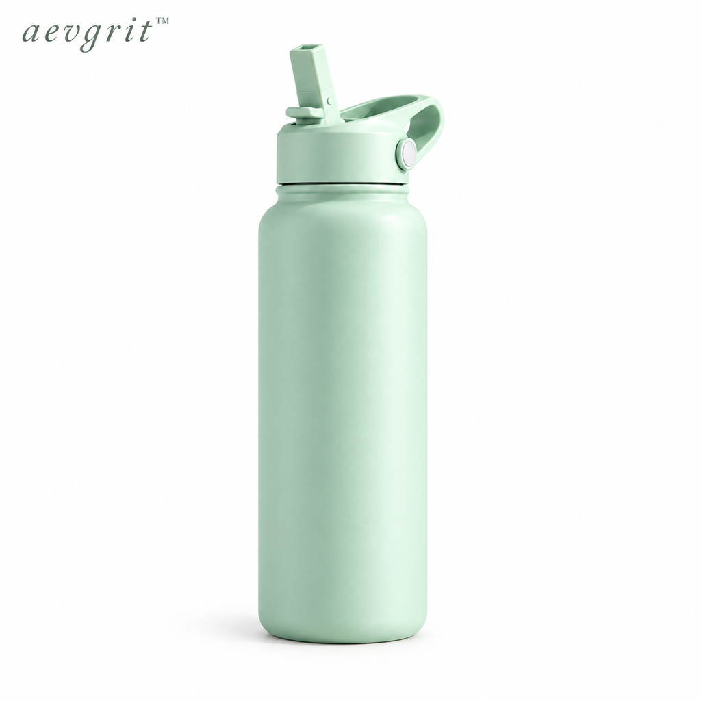 𝒂𝒆𝒗𝒈𝒓𝒊𝒕™ 24 oz Insulated Stainless Steel Water Bottle with Flip Straw