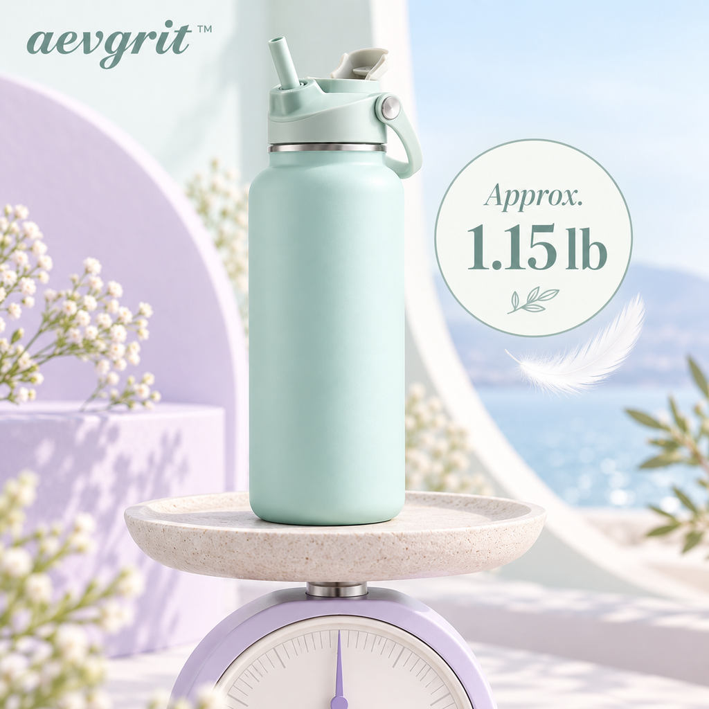 𝒂𝒆𝒗𝒈𝒓𝒊𝒕™ 32 oz Dual-Sip Vacuum Insulated Water Bottle