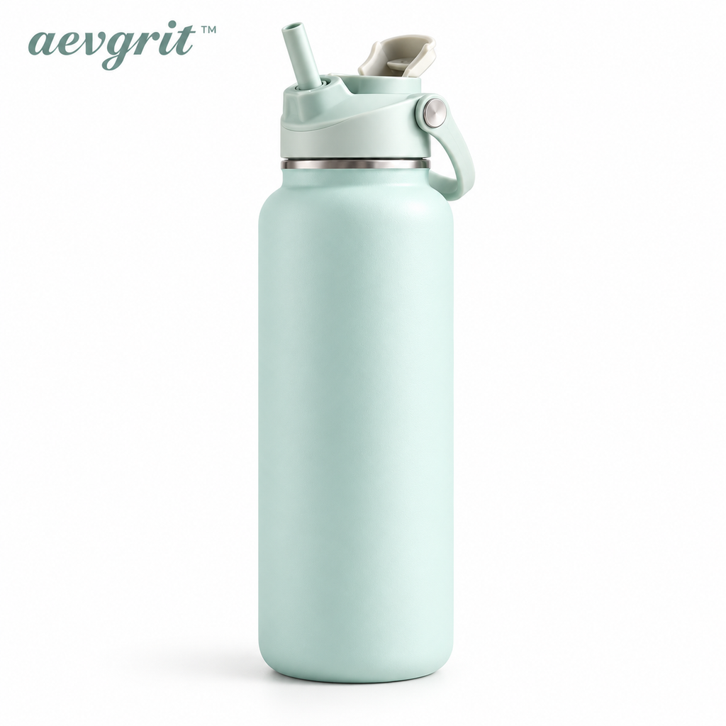 𝒂𝒆𝒗𝒈𝒓𝒊𝒕™ 32 oz Dual-Sip Vacuum Insulated Water Bottle