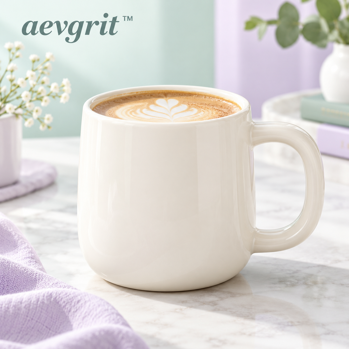 𝒂𝒆𝒗𝒈𝒓𝒊𝒕™ 14 oz Everyday Ceramic Coffee Mug with Wide Handle